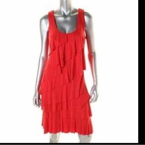 Calvin Klein tiered dress
